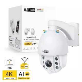 Instar - IN-9820 4K weiß - LAN / PoE / WLAN Version