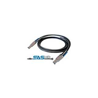 Adaptec - ACK-E-HDmSAS-HDmSAS-2M - External mini-SAS HD x4 (SFF-8644) to miniSAS HD (SFF-8644) cable. 2 m