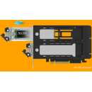 ICY DOCK - MB842M5P-B - ExpressSlot Elite - 2-Bay M.2...