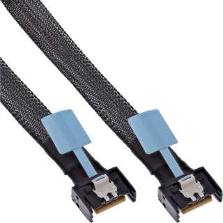 InLine - MCIO Kabel, MCIO x4 Stecker zu MCIO x4 Stecker, 1m