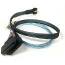 SlimSAS 8i S FF-8654 to 2 X SFF-8639 U.2 Cable Tri-Mode-...
