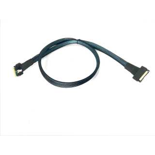 Kabel - MCIO x8 74 Pin ( NVMe) to 1 X SlimSAS 8i SFF-8654 - 80 CM