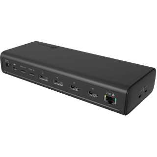 ICY BOX - IB-DK7401-CU31 - 17-in-1 Notebook DockingStation, DisplayLink® DL7400 Chip, 6x Video (2x 8k, oder 6x 4K@60Hz),  140 W PD, 2,5 Gb LAN, Host C+A 10 Gbps