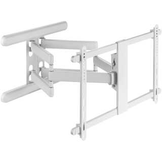 InLine - Premium Aluminium Wandhalterung, für Flach-TV (37-80"), weiß