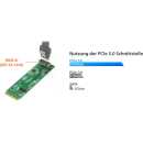 ICY DOCK - EXLink MB309A5 - M.2 NVMe SSD zu MCIO 4i PCIe...