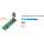 ICY DOCK - EXLink MB309A5 - M.2 NVMe SSD zu MCIO 4i PCIe 5.0 x4 Adapter mit Redriver