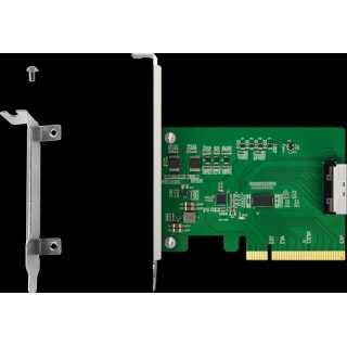 ICY DOCK - EXLink MB409A5 - MCIO 8i (SFF-TA-1016) zu PCIe 5.0 x8 Adapter mit Redriver