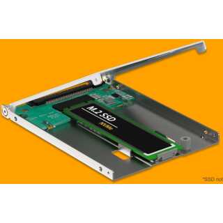 ICY DOCK - EZConvert - MB705M42P-B - M.2 NVMe SSD-zu-7-mm-2,5-Zoll-U.2-SSD-Adapter mit Montagehalterung