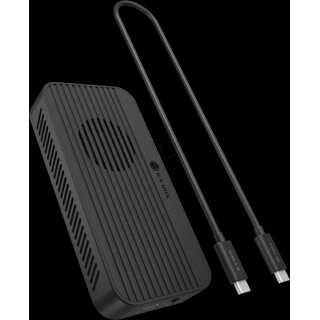 ICY BOX - IB-1980M-80G - Thunderbolt™5  M.2 NVMe SSD Gehäuse mit 80 Gbps zum Hostrechner