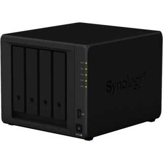 Synology - DP340 - Server - DT - 1-Weg - 1 x Ryzen Embedded R1600 / 2.6 GHz - RAM 16 GB - SATA - Hot-Swap 8.9 cm (3.5") Schacht/Schächte HDD 4 x 8 TB 10GbE 1GbE