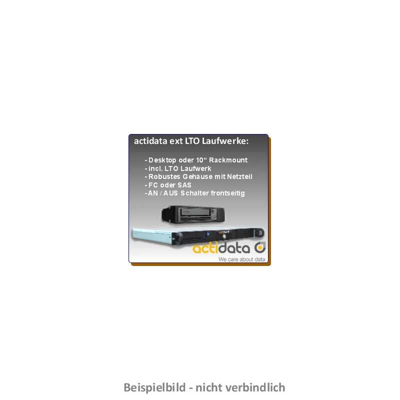 actiTape - LTO-9 Tape Drive 1U ProfessionalLTO-9 SAS (SFF-8644), 8.679,76