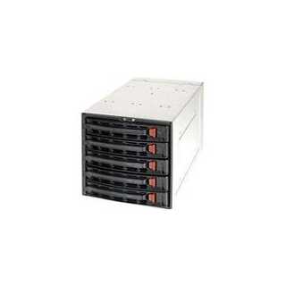 Supermicro - CSE-M35T-1 - Hot-Plug-Festplatteneinschub - 3.5" (8.9 cm) Schwarz