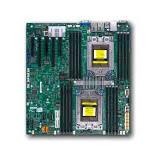 Supermicro - H11DSI-NT - Motherboard - Erweitertes ATX - Socket SP3 2 Unterstützte CPUs USB 3.0 2 x 10 Gigabit LAN Onboard-Grafik
