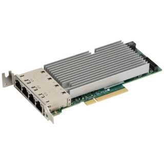 Supermicro - Add-on Card AOC-STG-I4T - Netzwerkadapter - PCIe 3.0 x8 Low-Profile - 10Gb Ethernet x 4