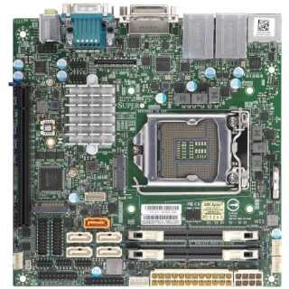 Supermicro - X11SCV-Q - Motherboard - Mini-ITX - LGA1151 Socket - Q370 Chipsatz - USB 3.1 Gen 1, USB-C Gen1 - 2 x Gigabit LAN - Onboard-Grafik (CPU erforderlich) (retail pack)