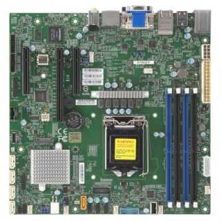 Supermicro - X11SCZ-F - Motherboard - micro ATX - LGA1151 Socket C246 Chipsatz USB 3.0 USB 3.1 USB-C 2 x Gigabit LAN Onboard-Grafik HD Audio