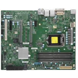 Supermicro - X11SCA - Motherboard - ATX - LGA1151 Socket - C246 Chipsatz - USB 3.1 Gen 1, USB-C Gen2, USB 3.1 Gen 2 - 2 x Gigabit LAN - Onboard-Grafik (CPU erforderlich) (retail pack)