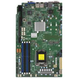Supermicro - X11SCW-F - Motherboard - LGA1151 Socket - C246 Chipsatz USB 3.1 Gen 1 USB 3.1 Gen 2 2 x Gigabit LAN Onboard-Grafik (retail pack)