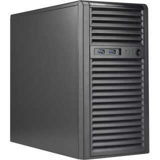 Supermicro - SuperChassis 731I-404B - Tower - micro ATX 400 Watt - Schwarz USB