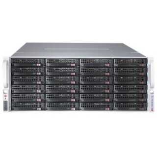 Supermicro - SuperChassis 847BA-R1K23LPB - Rack, Server, Schwarz, ATX, EATX, 1200 W, 3.5" 1.200 W Serial Attached SCSI (SAS) Hot-Swap/Hot-Plug