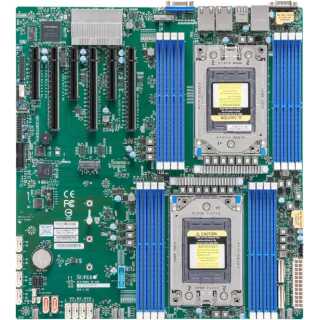 Supermicro - H12DSi-NT6 - Motherboard - E-ATX - Socket SP3 - 2 Unterstützte CPUs USB 3.0 2 x 10 Gigabit LAN Onboard-Grafik  (retail pack)