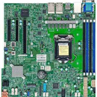 Supermicro - Motherboard X12STH-LN4F - micro ATX - LGA1200-Sockel C256 Chipsatz USB 3.2 Gen 1 4 x Gigabit LAN Onboard-Grafik