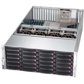 Supermicro - SuperChassis 846XE2C-R1K23B - Rack-Montage 4UE-ATX SAS Hot-Swap 1200 Watt Schwarz