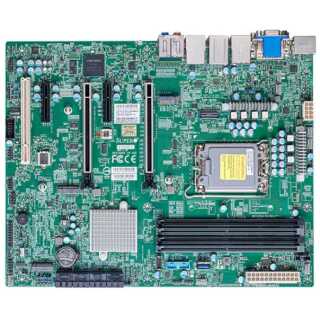 Supermicro - X13SAE-F - Motherboard - ATX - LGA1700-Sockel - W680 Chipsatz USB 3.2 Gen 1 USB 3.2 Gen 2 USB-C Gen 2x2 Gigabit LAN 2.5 Gigabit LAN Onboard-Grafik HD Audio