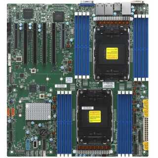 Supermicro - Motherboard X13DEI - Intel, LGA 4677 (Socket E), Intel® Xeon®, DDR5-SDRAM, 4 TB, DIMM - E-ATX 4.000 GB DDR5 DIMM RAID Level: 0 1 5 10 SATA 6 GB/s SATA USB 3.2 USB 3.0 USB USB 2.0 USB 3.0 SATA PCI-Express