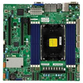Supermicro - Motherboard X13SEM-TF - micro ATX - LGA4677 Socket-E Intel C741 Chipsatz USB 3.2 Gen 1 2 x 10 Gigabit LAN Onboard-Grafik (retail pack)