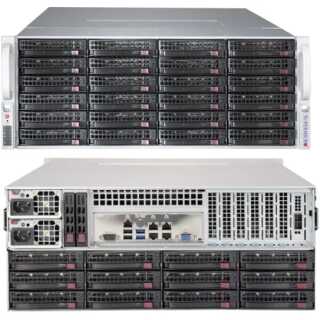 Supermicro - SuperChassis 847BE1C4-R1K23LPB4 - Grau, 1200 W, 3.5", 5 - 35 °C - 3,5 " Lüfter 1.200 W Serial Attached SCSI (SAS) Serial ATA Hot-Swap/Hot-Plug