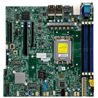 Supermicro - Motherboard X13SCH-LN4F - micro ATX - LGA1700 Sockel C266 Chipsatz USB 3.2 Gen 1 4 x Gigabit LAN Onboard-Grafik (retail pack)