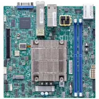 Supermicro Motherboard X12SDV-4C-SPT4F - Mini-ITX -Intel Xeon D-1718T FCBGA2227 Sockel USB 3.0 2 x 10 Gigabit LAN 2 x 25 Gigabit LAN Onboard-Grafik