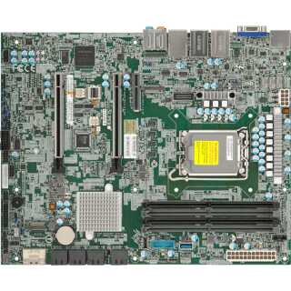 Supermicro - Motherboard X14SAE-F - Intel Sockel 1851 (Core Ultra 100&200) ATX 192 GB DDR5 DIMM UDIMM RAID 0-1-5-10 SATA 6 GB/s USB Typ C USB Typ C PCI-Express (retail pack)