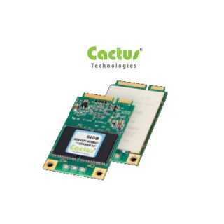 Cactus - mSATA SSD - 900S Series - 64 GB - Industrial Grade - Standard Temp (0C to 70C) for with lid