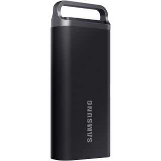 Samsung - T5 Evo MU-PH8T0S - SSD - verschlüsselt - 8 TB - extern (tragbar) - USB 3.2 Gen 1 (USB-C Steckverbinder) 256-Bit-AES Schwarz