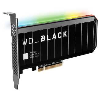 WD - Black AN1500 WDS100T1X0L-00AUJ0 - SSD - 1 TB - intern - PCIe-Karte (PCIe-Karte) - PCIe 3.0 x8 (NVMe) - integrierter Kühlkörper