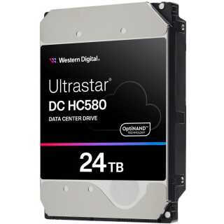 WD - Ultrastar DC HC580 - 0F65684 - Festplatte - 24 TB - intern - 3.5" (8.9 cm) SATA 6Gb/s 7200 rpm Puffer: 512 MB
