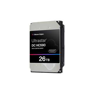 WD - Ultrastar DC HC590 0F59373 - Festplatte - Rechenzentrum - verschlüsselt - 24 TB - intern - 3.5" (8.9 cm) SAS 12Gb/s 7200 rpm Puffer: 512 MB Self-Encrypting Drive (SED)