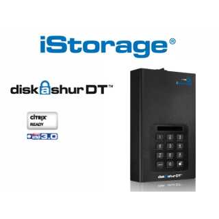 iStorage - diskAshur DT2  6 TB  Graphite - USB 3.1 /  Tamper Proof / Water & Dust Resistant - IP56 / FIPS 140-2 Level 2 / OS & Platform Independent