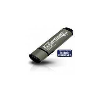 Kanguru - 128GB Kanguru FlashTrust (USB 3.0 mit physischem Schreibschutz, BadUSB sicher)