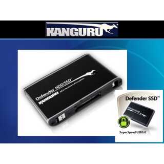Kanguru - 2TB Kanguru Defender 350 HDD - Encrypted USB3.0 Hard Drive (FIPS 140-2)