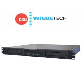 CRU - Digital Cinema - 1HE JBOD - RAX215DC-3QJ - 1U 2 bay Rack - JBOD - SATA 3Gbps w/ 2 x (1) USB 3.0, (1) eSATA 3Gbps - US - with 2 empty frames for DX115DC Carriers