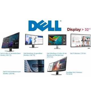 Dell - UltraSharp U3223QE - LED-Monitor - 80 cm (31.5") 3840 x 2160 4K @ 60 Hz IPS 400 cd/m² 2000:1 5 ms HDMI DisplayPort USB-C Schwarz mit 3 Jahre erweiterte Basisaustauschgewährleistung