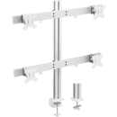 InLine - Aluminium Monitor-Tischhalterung für 4...