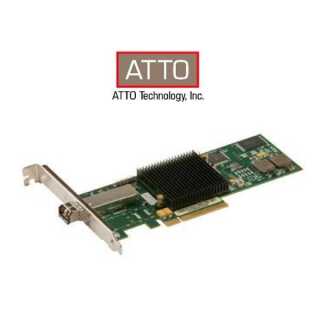 ATTO - Celerity FC Fibre Single Channel 8Gb FC to x8 PCIe 2.0 Host Bus Adapter, Low Profile,LC SFP+ included
