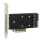 BROADCOM - HBA 9400-16i - Speicher-Controller - 16 Sender/Kanal - SATA 6Gb/s / SAS 12Gb/s Low-Profile 12 Gbit/s PCIe 3.1 x8