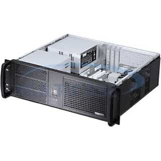 19 Zoll Industriegehäuse 3HE, ohne Netzteil, sehr kurz 380 mm Einbautiefe, Low Profile, ATX, 2x ODD, 5x HDD, 1x ODD/HDD/2xSSD, PS2