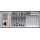 19 Zoll Industriegehäuse 4HE ohne Netzteil, 480mm Einbautiefe, F-ATX, 3x 5,25", 8x 3,5", 1x 3,5", PS2/mini-red., Front-Tür  2x Front USB 2.0 Anschlüsse schwarz