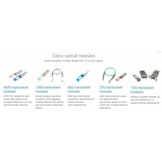 Cisco - SFP28 Empfängermodul - 25GbE - 25GBase-SR - LC Multi-Mode bis zu 100 m 850 nm